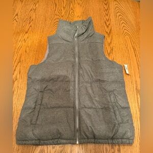 Old Navy Gray Puffer Vest